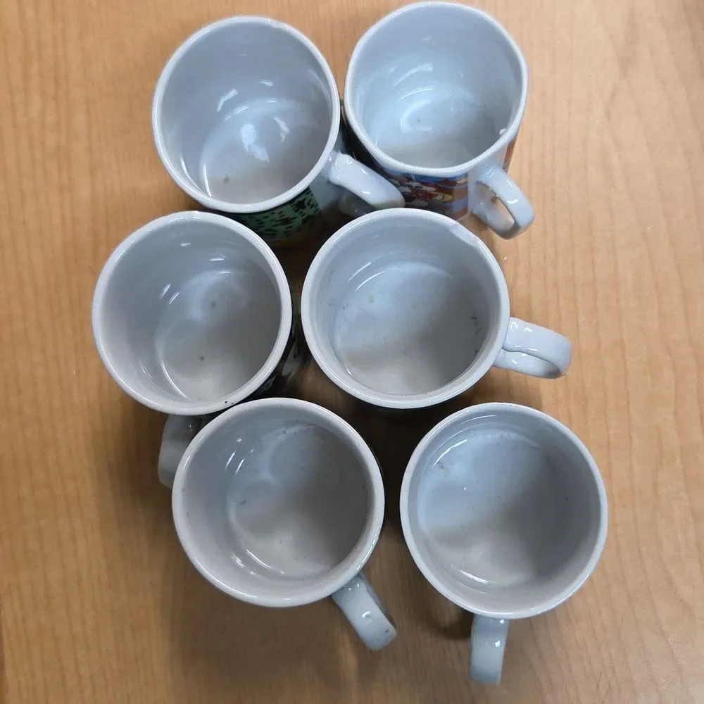 6 Mini Mickey‎ Mouse Mugs. 2.5